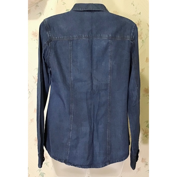 Denim Button Down Shirt - Picture 2 of 3